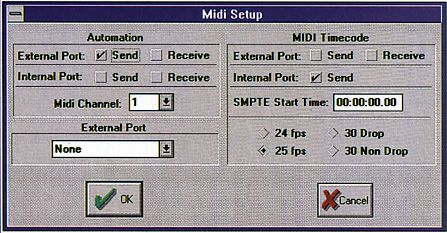 MIDI Setup